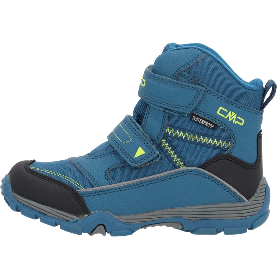 Kinder CMP | Cmp Pyry 38Q4514 M, Stiefel (Kinder), Kinder, Blau (Petrol-Yellow)