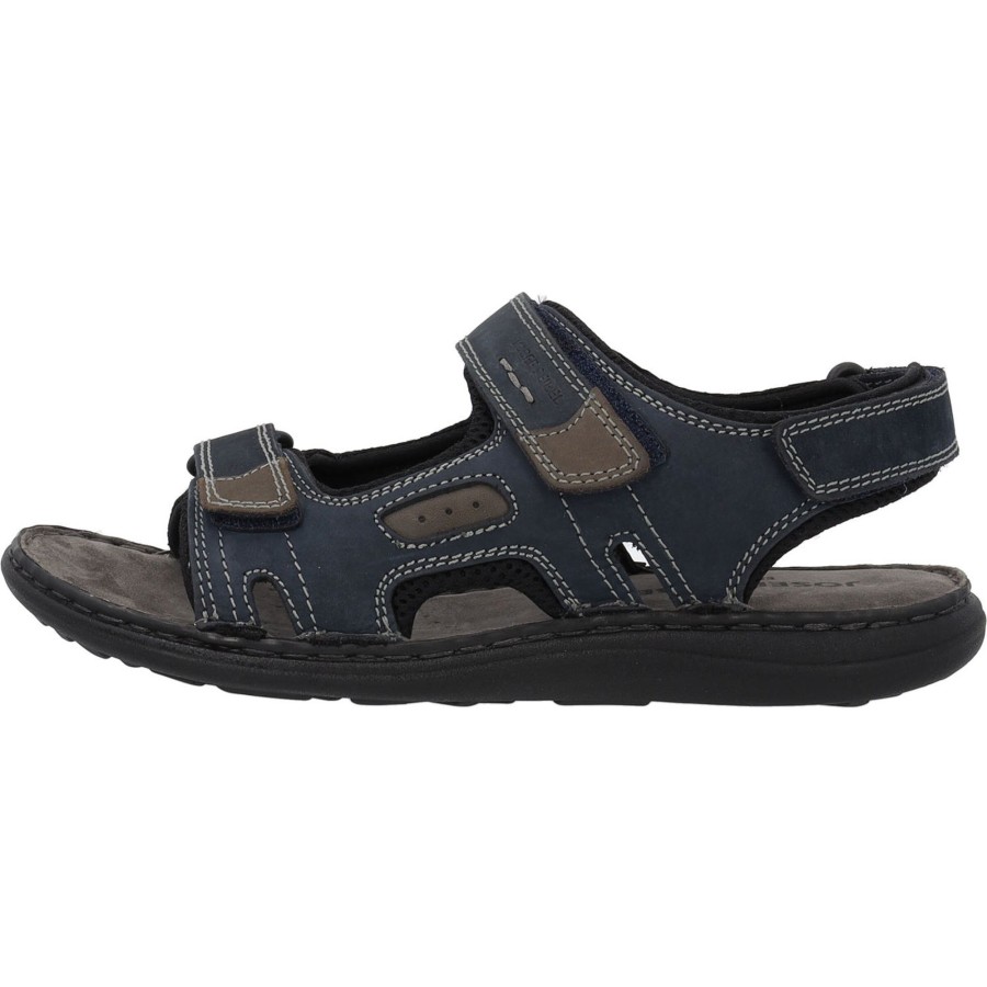 Herren Josef Seibel | Josef Seibel Vincent 08 27308, Klassische Sandalen, Herren, Jeans-Kombi