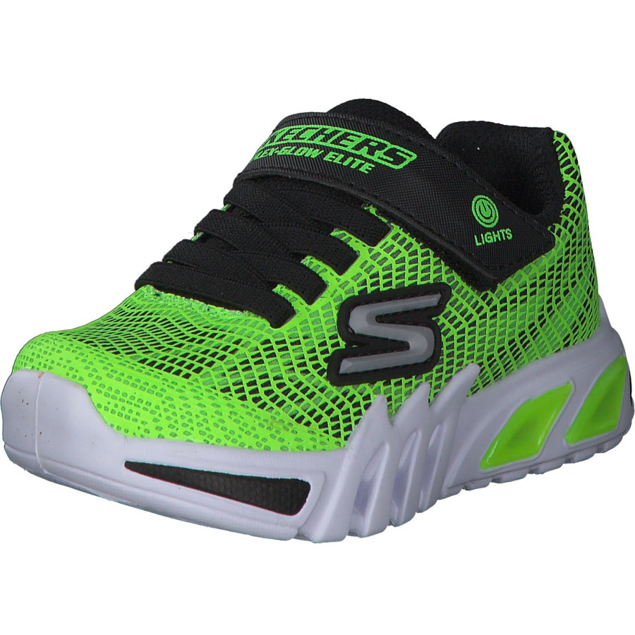 Kinder Skechers | Skechers 400137L, Sneakers Low, Kinder, Lime / Schwarz