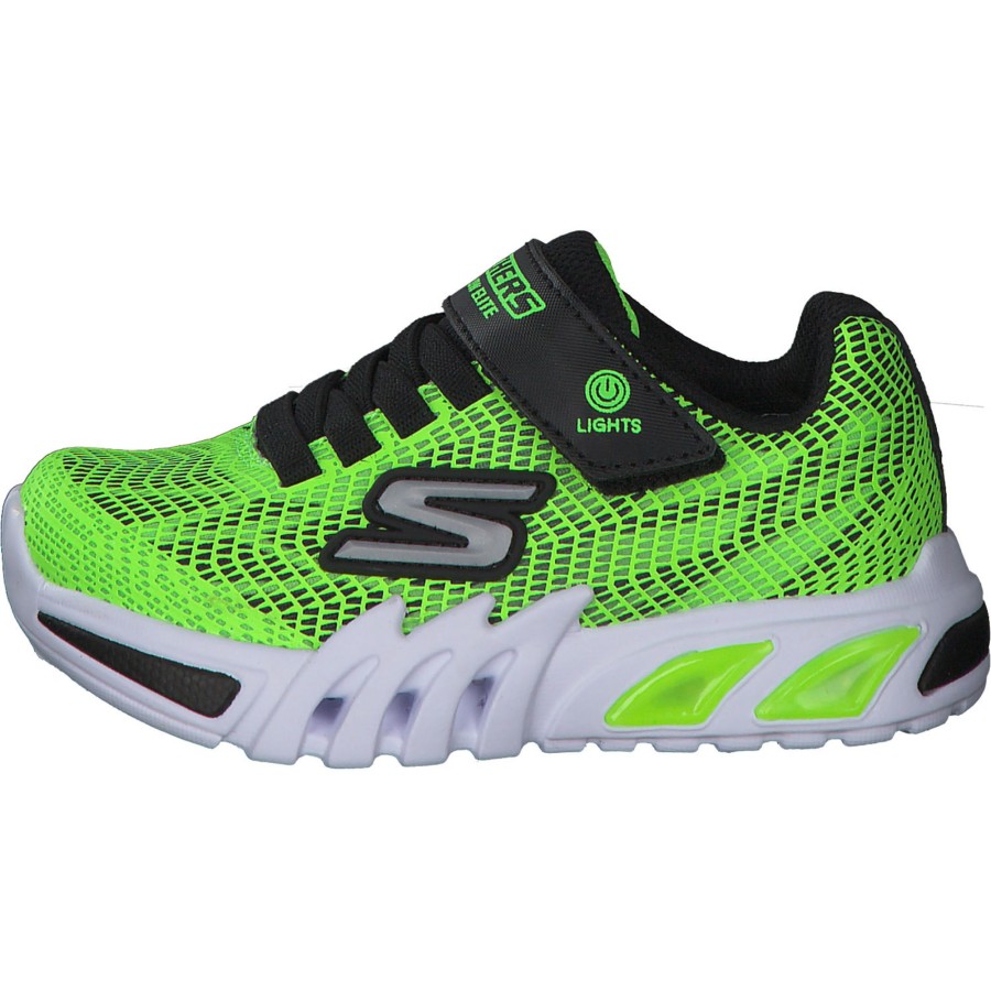 Kinder Skechers | Skechers 400137L, Sneakers Low, Kinder, Lime / Schwarz