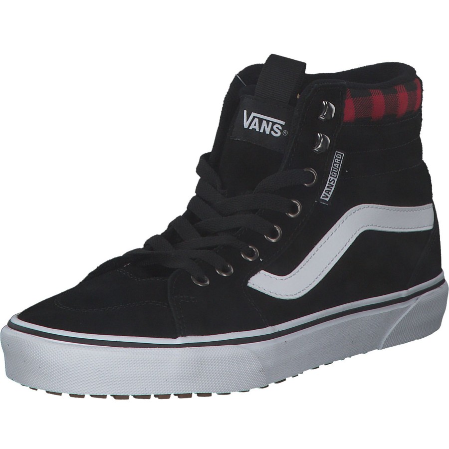 Herren Vans | Vans Filmore Hi Vn0A5Hzk, Sneakers High, Black/Red Plaid