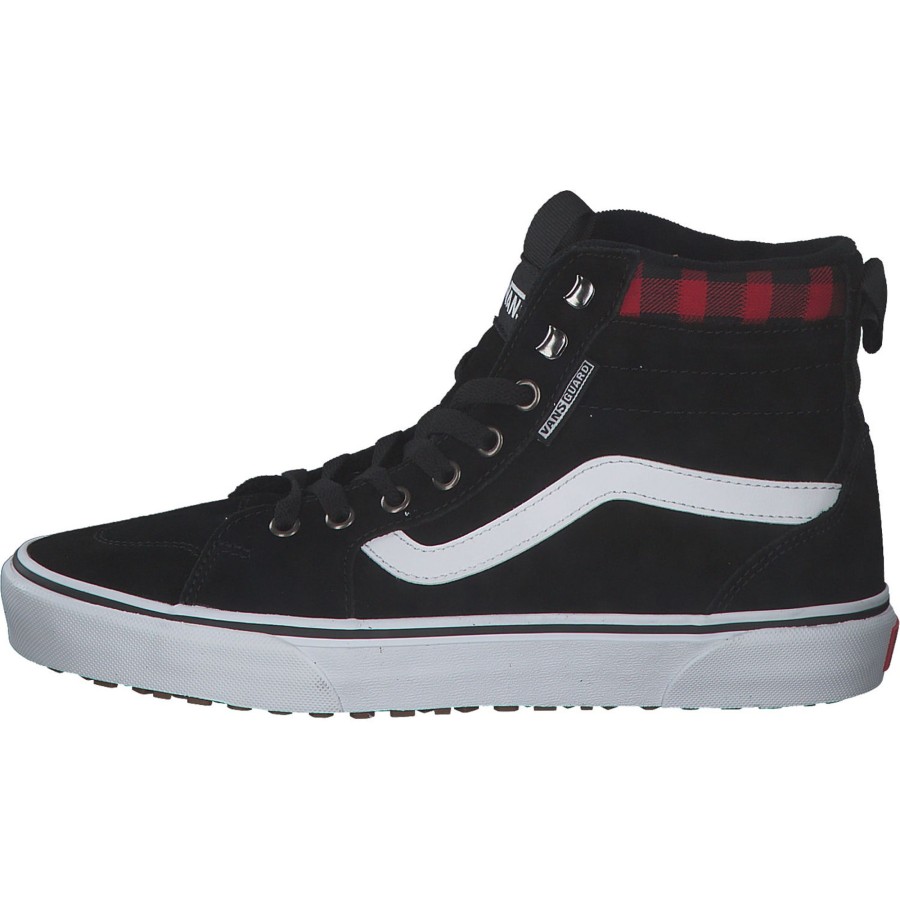 Herren Vans | Vans Filmore Hi Vn0A5Hzk, Sneakers High, Black/Red Plaid