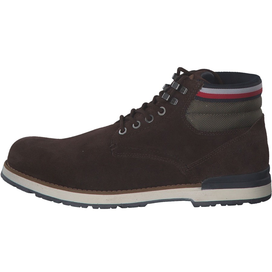 Herren Tommy Hilfiger | Tommy Hilfiger Fm0Fm03817, Schnu00Fcrstiefeletten, Herren, Braun