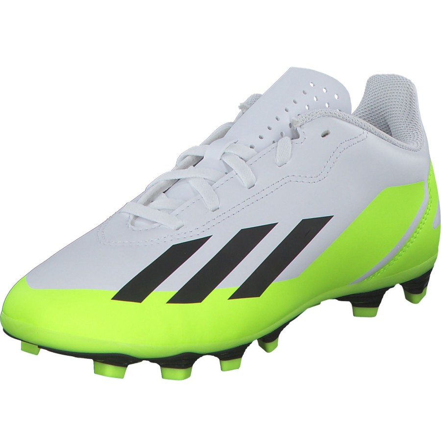 Kinder adidas | Adidas X Crazyfast 4 Fxg J, Sportschuhe, Kinder, Ftwr White/Core Black/Lucid Le