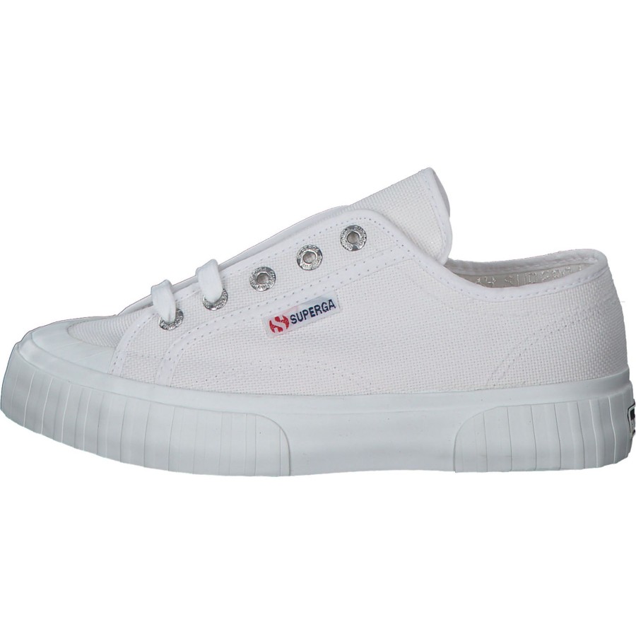 Damen Superga | Superga 2630 Stripe S00Grt0, Sneakers Low, Damen, Weiu00Df