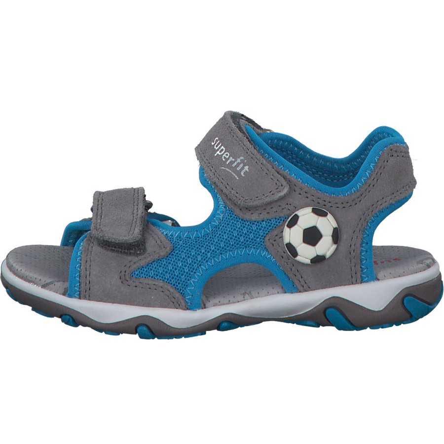 Kinder Superfit | Superfit Mike 3.0 09469, Sandalen (Kinder), Kinder, Hellgrau/Tu00Dcrkis