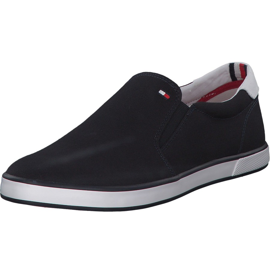 Herren Tommy Hilfiger | Tommy Hilfiger Fm0Fm00597, Slip-On-Sneaker, Herren, Blau (Midnight/Blau)