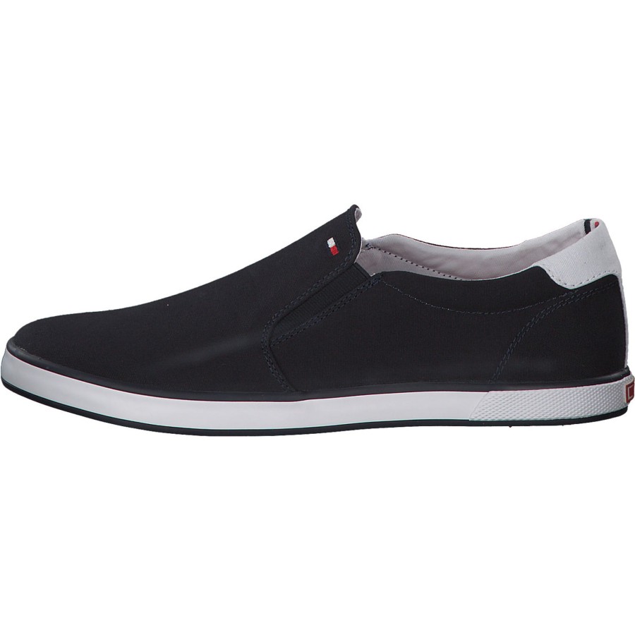 Herren Tommy Hilfiger | Tommy Hilfiger Fm0Fm00597, Slip-On-Sneaker, Herren, Blau (Midnight/Blau)