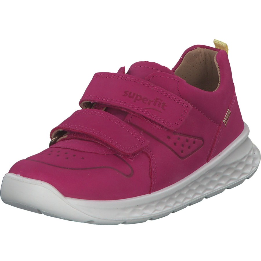 Kinder Superfit | Superfit Breeze 00365 W, Lauflernschuhe, Kinder, Pink/Gelb