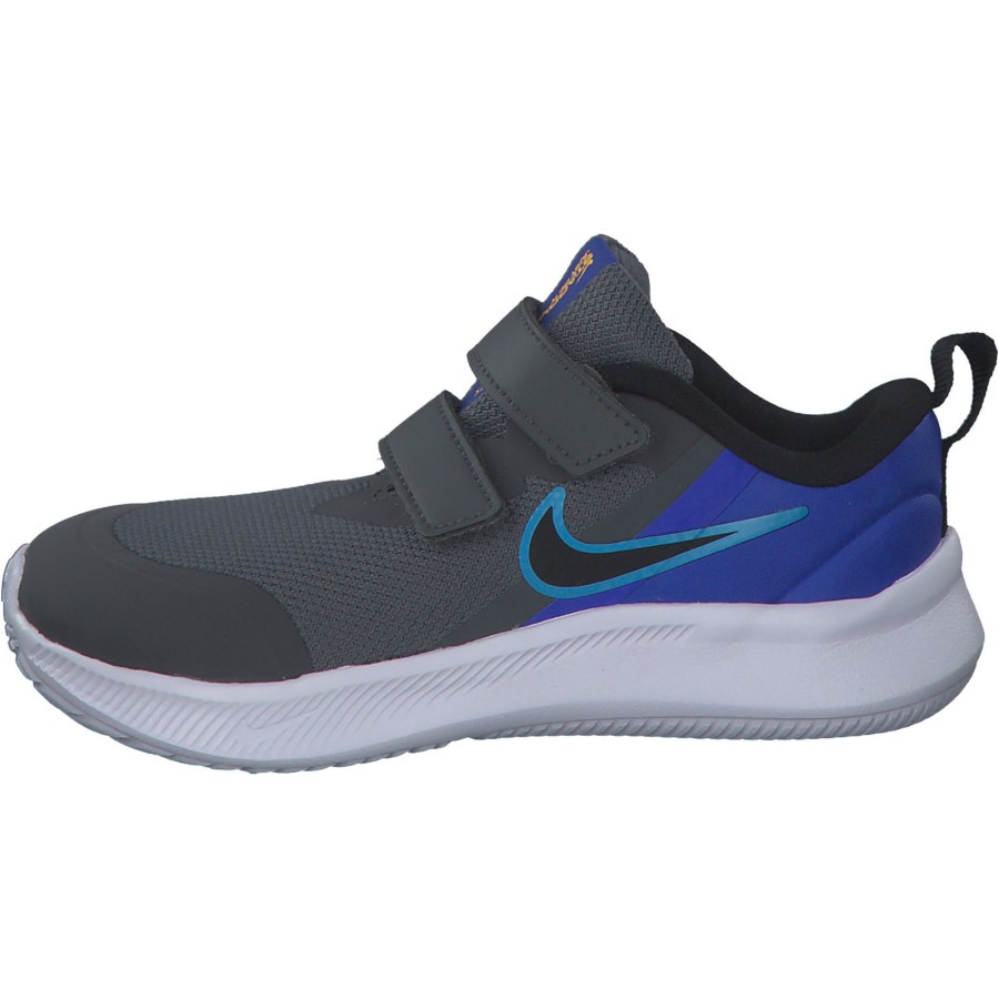 Kinder Nike | Nike Star Runner 3 Da2778 M, Sneakers Low, Kinder, Iron Grey/Black-Blue Lighting