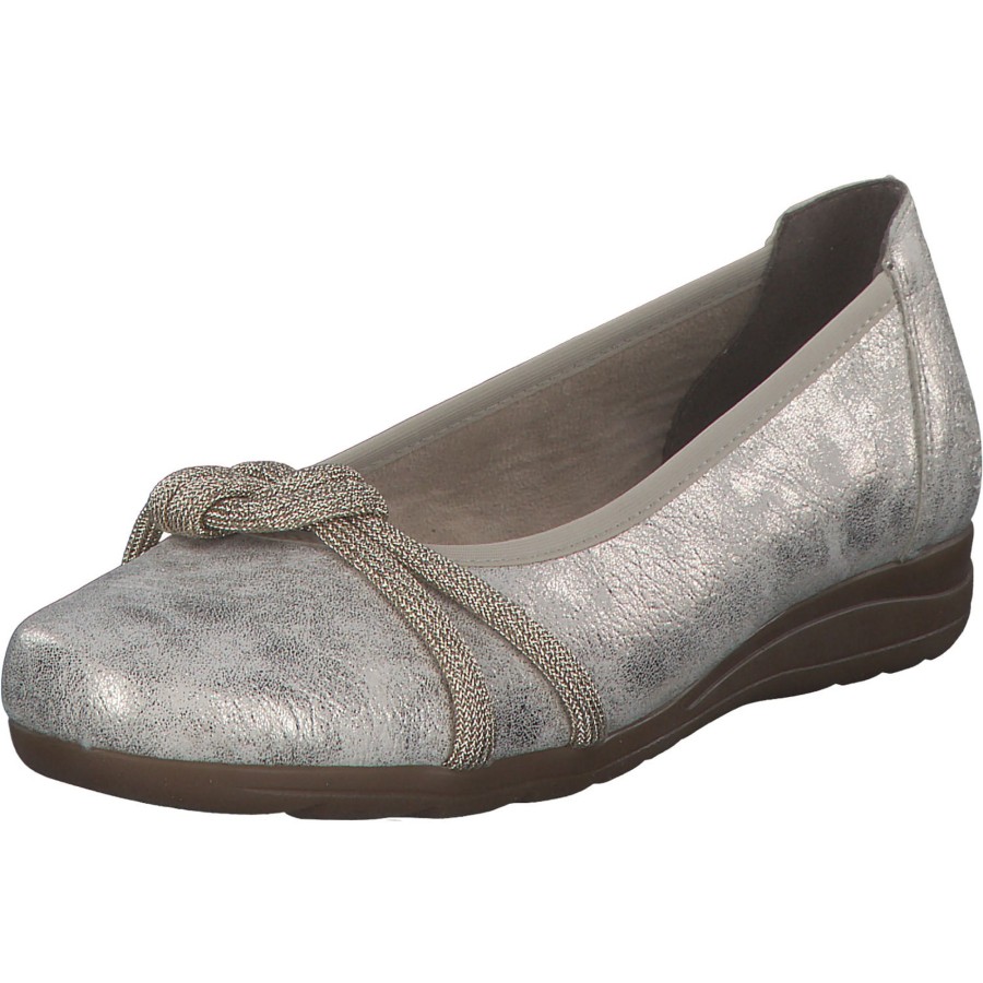 Damen Rieker | Rieker L9368, Ballerinas, Damen, Beige-Gold