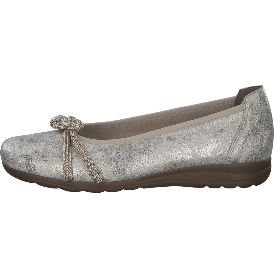 Damen Rieker | Rieker L9368, Ballerinas, Damen, Beige-Gold