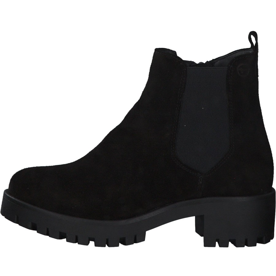 Damen Tamaris | Tamaris 25495, Chelsea Boots, Damen, Schwarz Matt