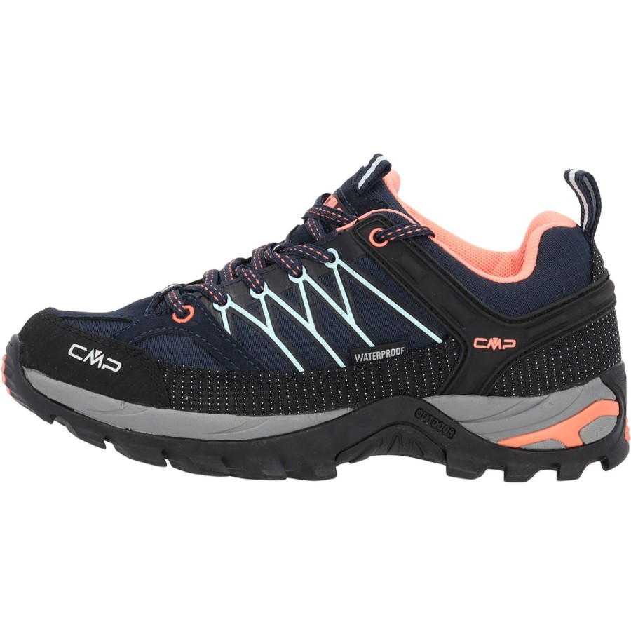 Damen CMP | Cmp Rigel 3Q54456, Trekkingschuhe, Damen, Blau (Blue-Giada-Peach)