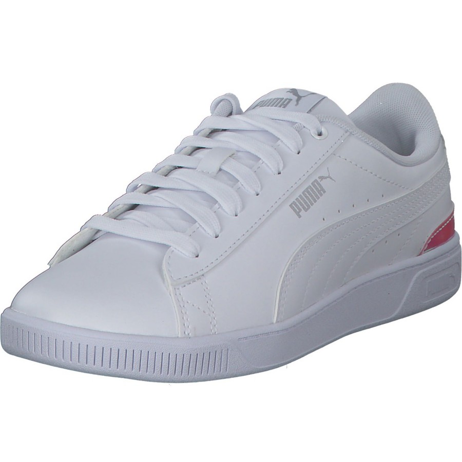 Kinder Puma | Puma Vikky V3 Holo Jr. 384698, Sneakers Low, Kinder, Puma White/Puma White