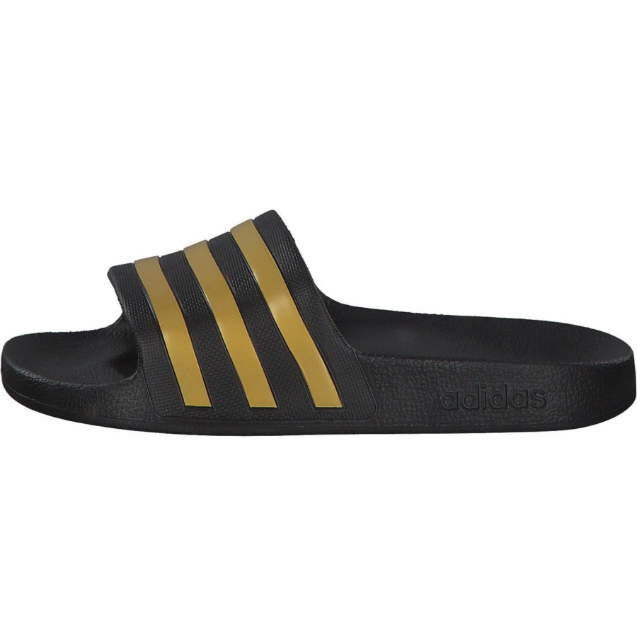 Damen adidas core | Adidas Core Adilette Aqua W, Badeschuhe, Damen, Schwarz (Cblack/Goldmt/Cblack)