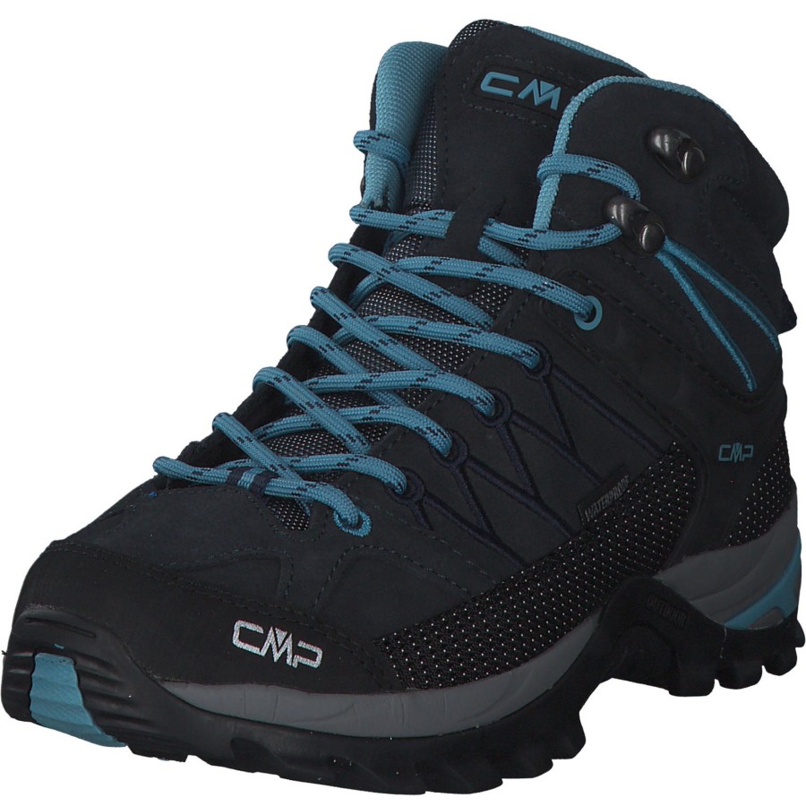 Damen CMP | Cmp Rigel Mid 3Q12946, Trekkingschuhe, Damen, B.Blue-Clorophilla