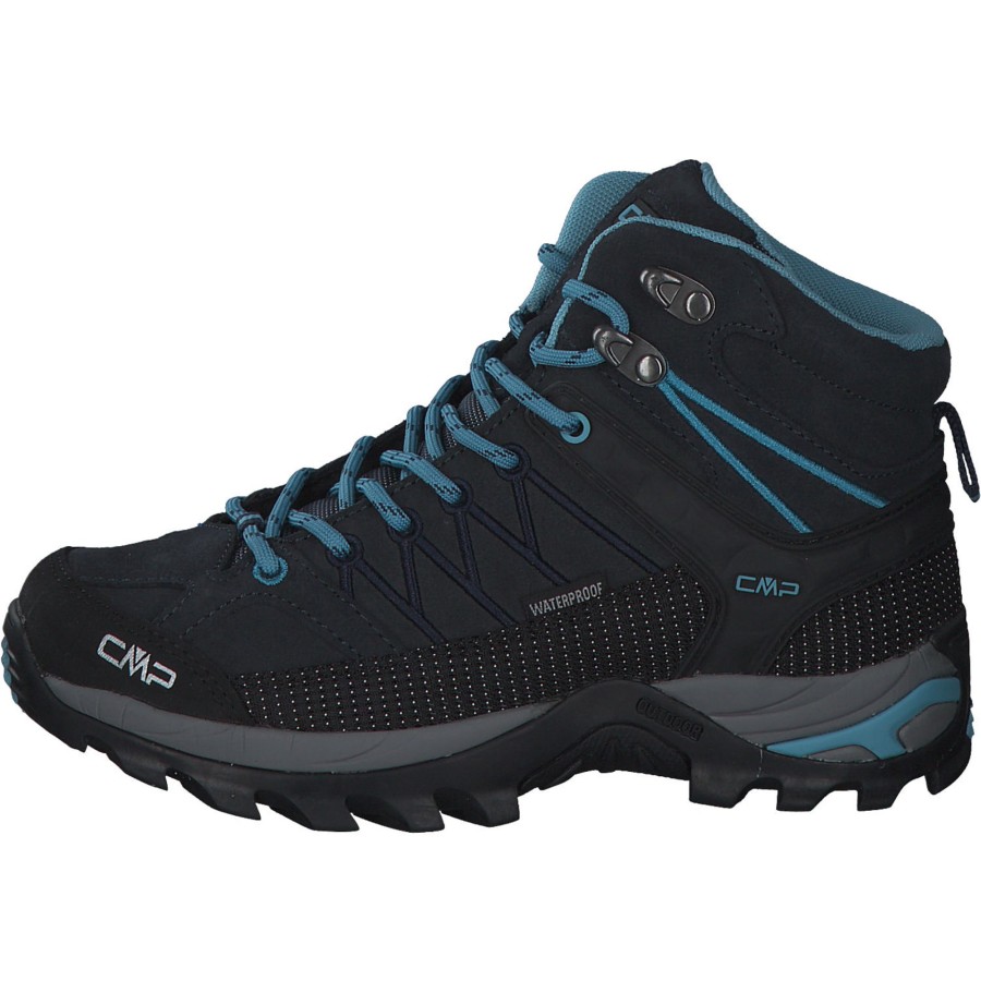 Damen CMP | Cmp Rigel Mid 3Q12946, Trekkingschuhe, Damen, B.Blue-Clorophilla