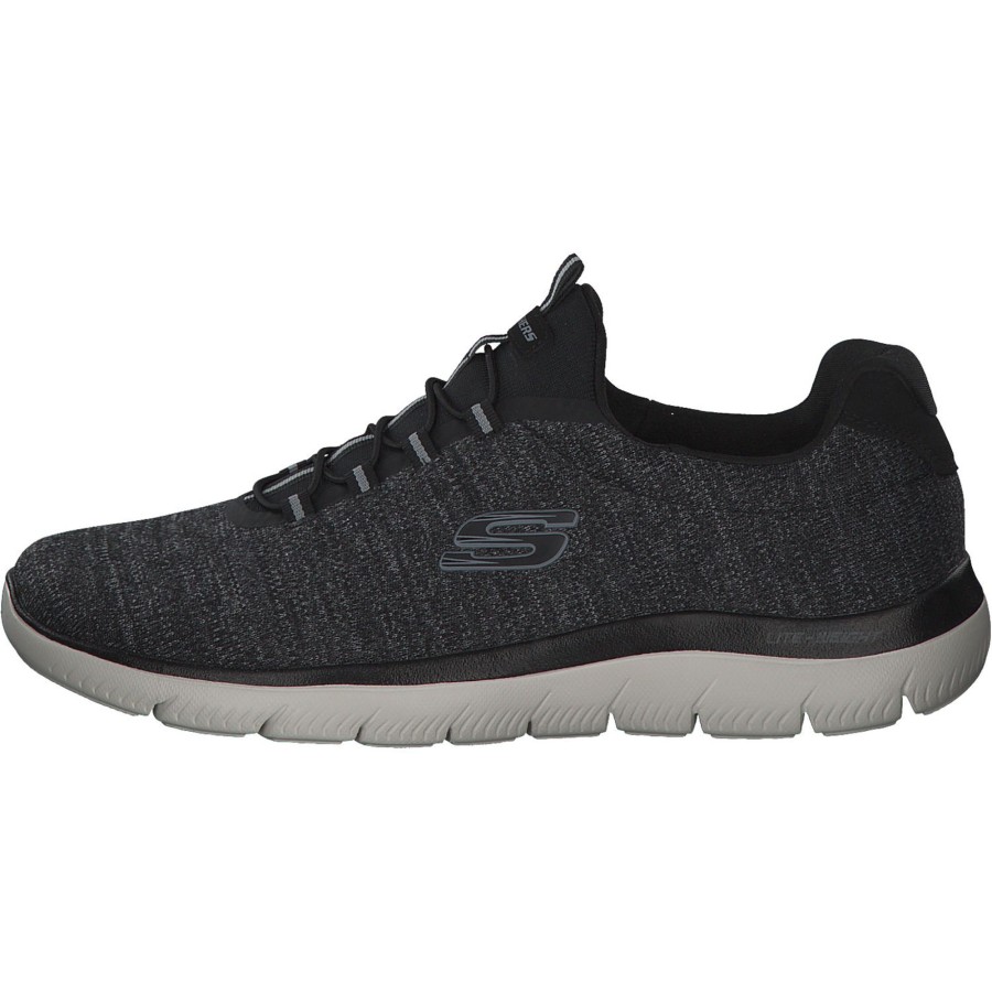 Herren Skechers | Skechers 52813, Sneakers Low, Herren, Schwarz Weiu00Df