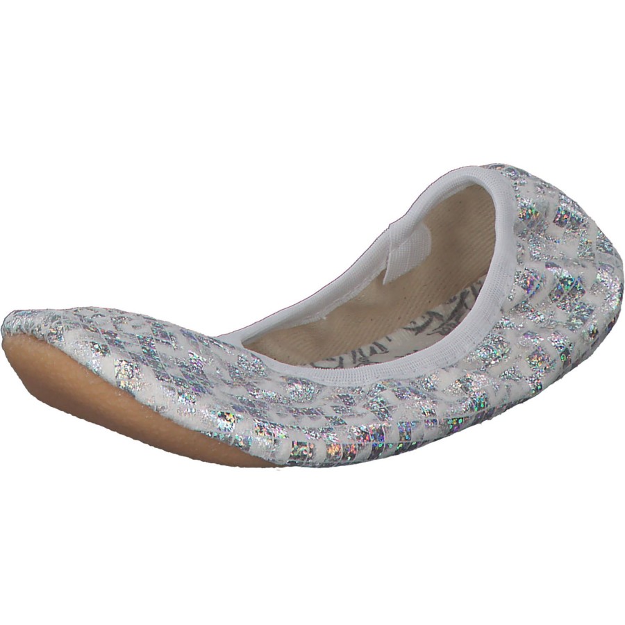 Kinder Beck | Beck Glamour 290, Ballerinas (Kinder), Kinder, Silber