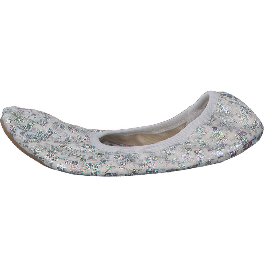 Kinder Beck | Beck Glamour 290, Ballerinas (Kinder), Kinder, Silber