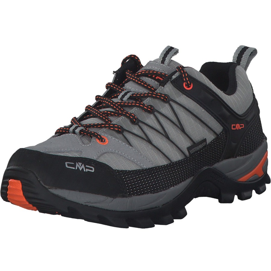 Herren CMP | Cmp Rigel Low Wp 3Q54457, Trekkingschuhe, Herren, Cemento-Nero