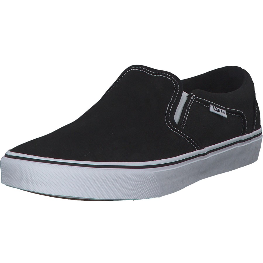 Damen Vans | Vans Asher Vn000Seq, Slipper, Damen, Black/White