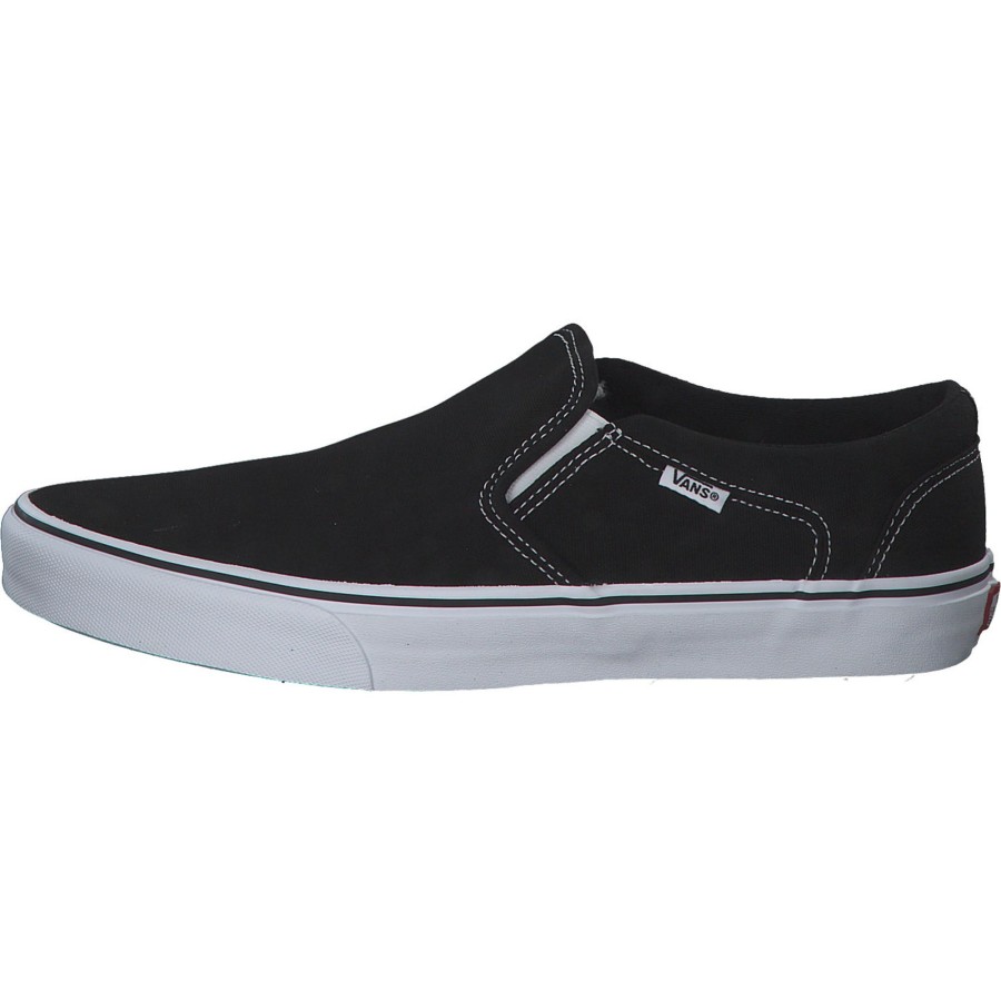 Damen Vans | Vans Asher Vn000Seq, Slipper, Damen, Black/White