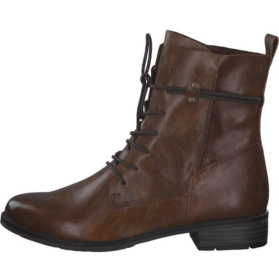 Damen Marco Tozzi | Marco Tozzi 25110, Stiefeletten, Damen, Cognac