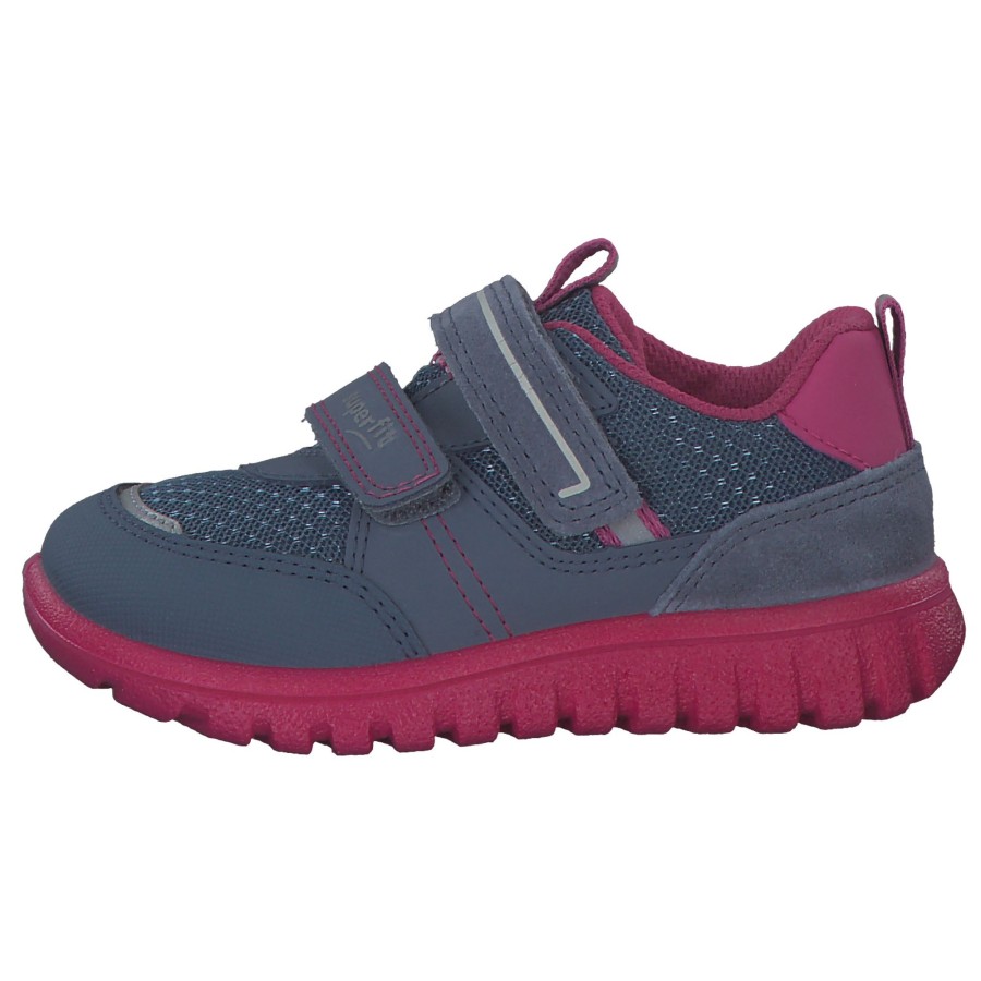 Kinder Superfit | Superfit Sport7 Mini 006203, Sneakers Low, Kinder, Blau/Pink