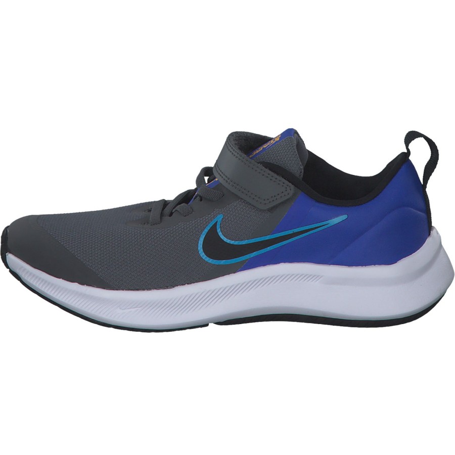 Kinder Nike | Nike Star Runner 3 Da2777 M, Sneakers Low, Kinder, Iron Grey/Black-Blue Lighting