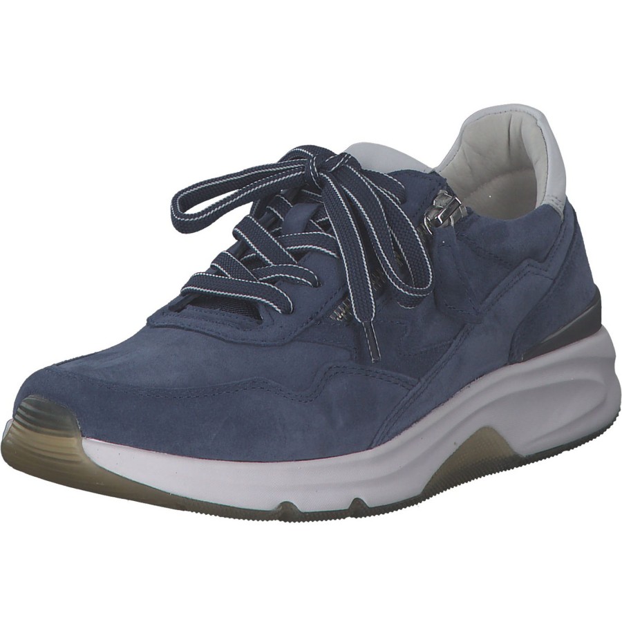 Damen Gabor | Gabor Rolling Soft 86.898, Sneakers Low, Damen, Blau