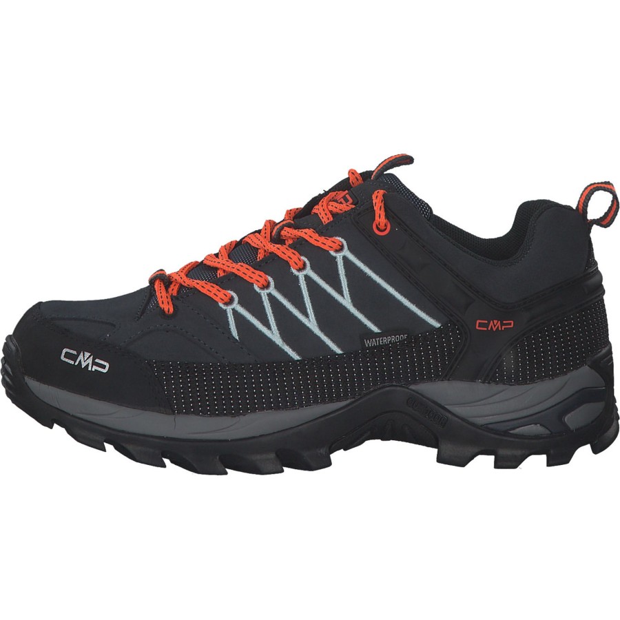 Herren CMP | Cmp Rigel Low 3Q13247, Trekkingschuhe, Herren, Schwarz/Orange