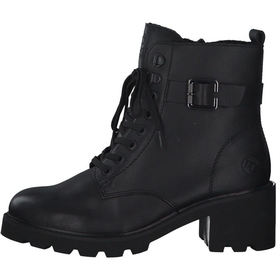 Damen Remonte | Remonte D0A74, Schnu00Fcrstiefeletten, Damen, Schwarz