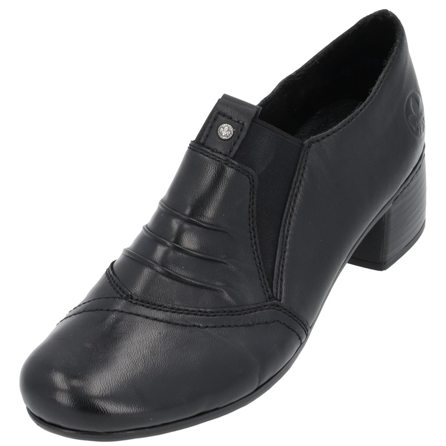 Damen Rieker | Rieker 41657, Pumps, Damen, Schwarz/Schwarz