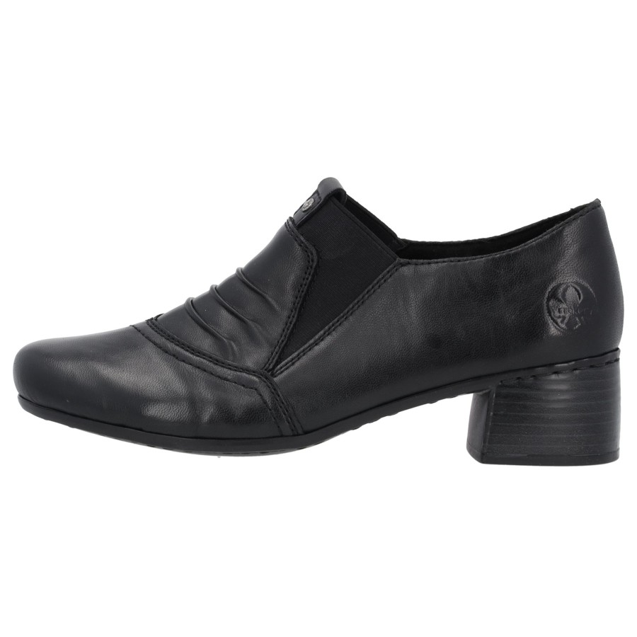 Damen Rieker | Rieker 41657, Pumps, Damen, Schwarz/Schwarz