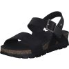 Damen Panama Jack | Panama Jack Sandy B, Keilsandaletten, Damen, Negro Black