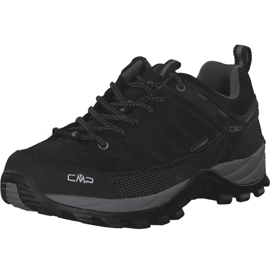 Herren CMP | Cmp Rigel Low 3Q13247, Trekkingschuhe, Herren, Schwarz (Nero - Grey Schwarz)