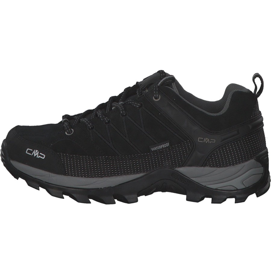 Herren CMP | Cmp Rigel Low 3Q13247, Trekkingschuhe, Herren, Schwarz (Nero - Grey Schwarz)