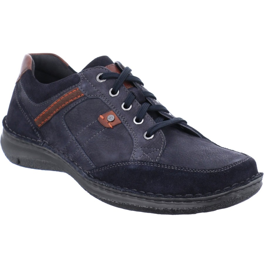 Herren Josef Seibel | Josef Seibel Anvers 42 43642, Schnu00Fcrschuhe, Herren, Blau