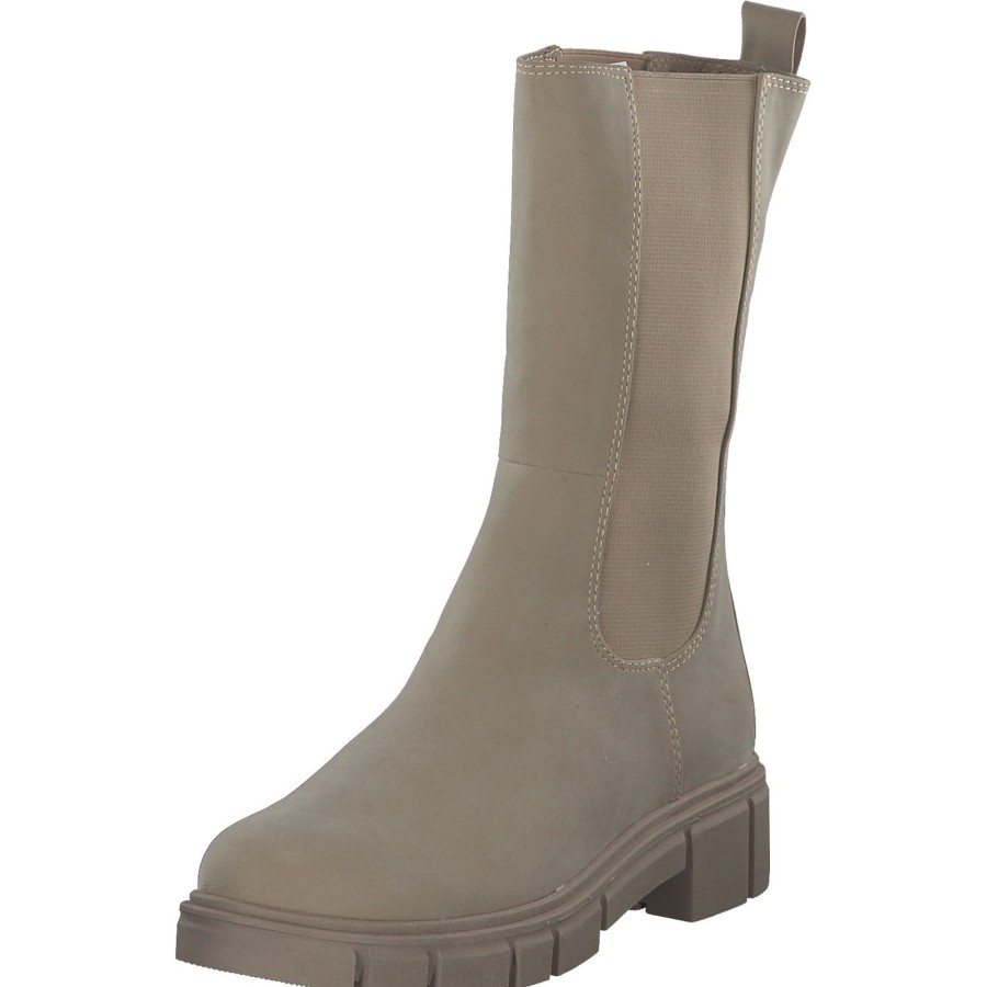 Damen Marco Tozzi | Marco Tozzi 25410, Stiefeletten, Damen, Taupe Nubuck