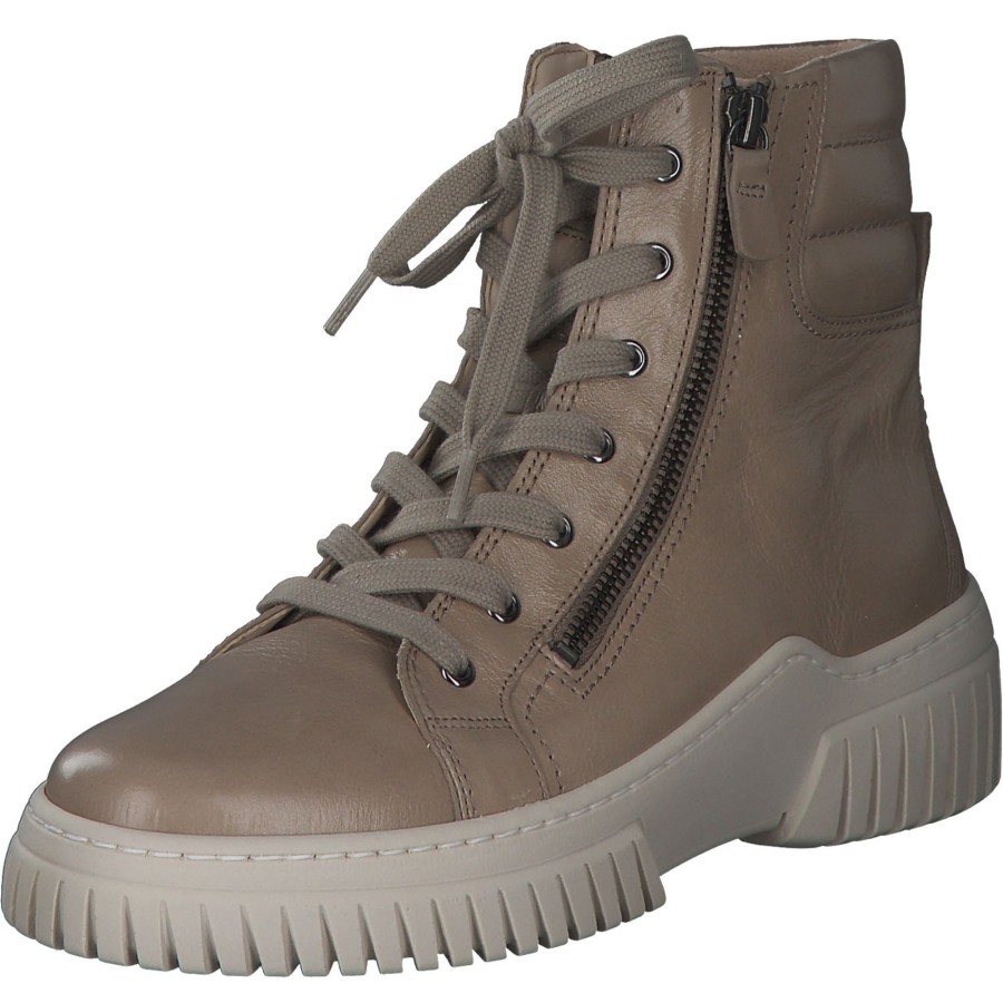 Damen Gabor | Gabor 93.761, Schnu00Fcrstiefeletten, Damen, Kiesel (Beige)