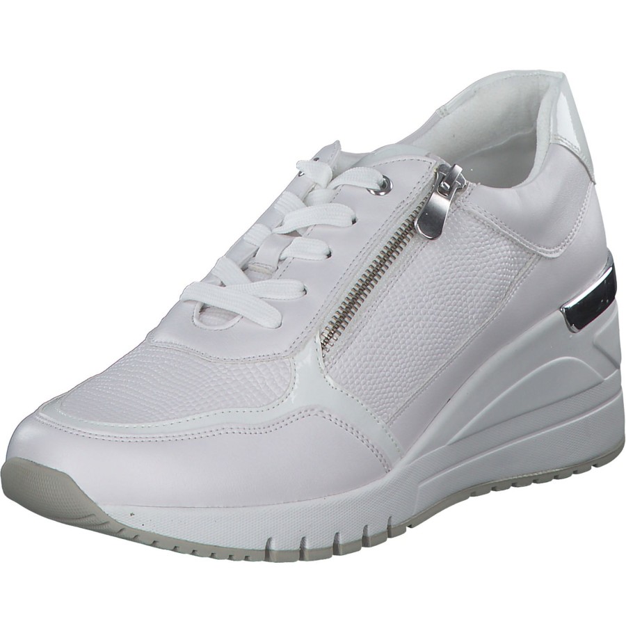 Damen Marco Tozzi | Marco Tozzi 23743, Schnu00Fcrschuhe, Damen, White