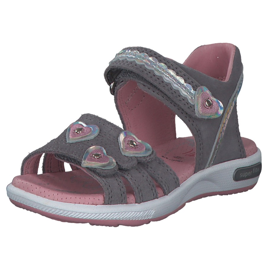 Kinder Superfit | Superfit Emily 06133, Sandalen (Kinder), Kinder, Hellgrau/Rosa