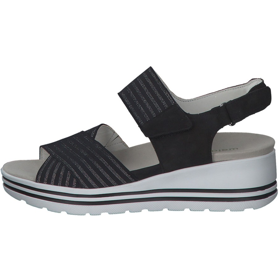 Damen Waldlu00e4ufer | Waldlu00E4Ufer Michelle 728005, Klassische Sandalen, Damen, Schwarz