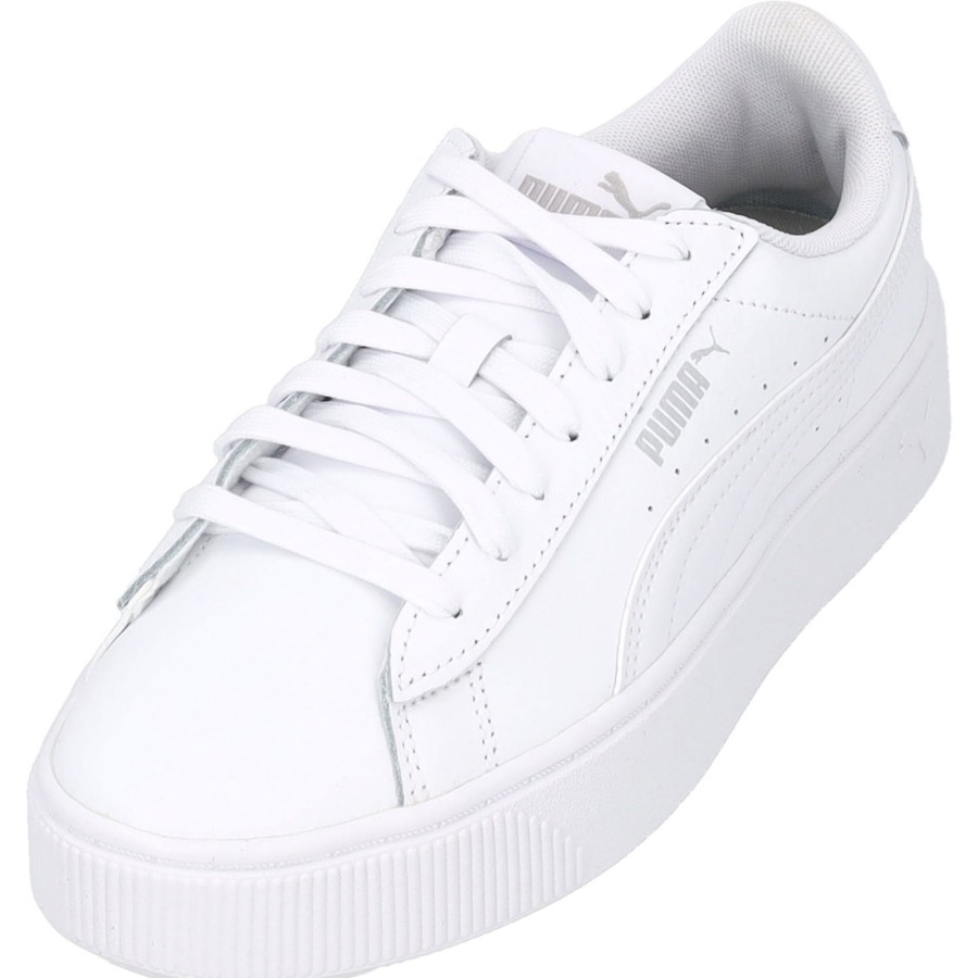 Damen Puma | Puma Vikky Stacked L 369143, Sneakers Low, Damen, Weiu00Df (Puma White)