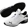 Herren Puma | Puma Viz Runner 191037, Sneakers Low, Herren, Weiu00Df (White Black)