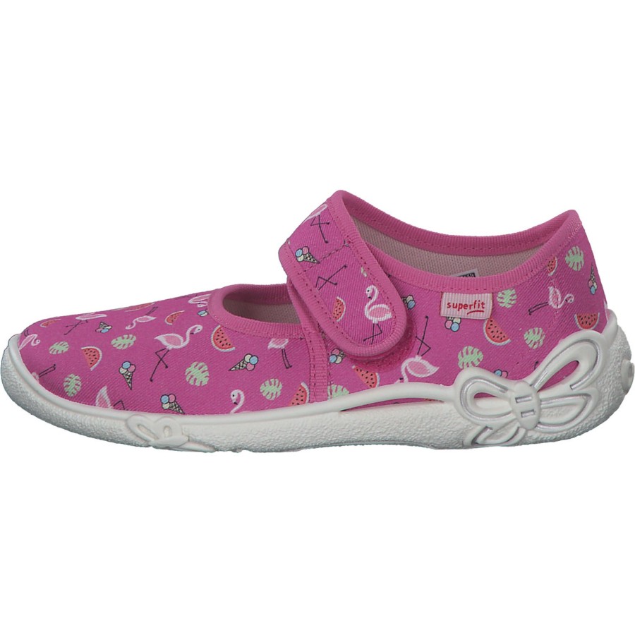 Kinder Superfit | Superfit Belinda 00288, Hausschuhe, Kinder, Pink/Mehrfarbig