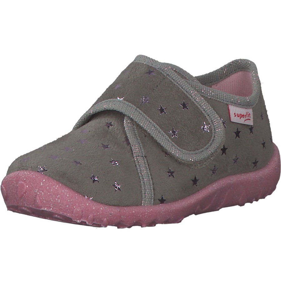 Kinder Superfit | Superfit Spotty 09246, Hausschuhe, Kinder, Grau