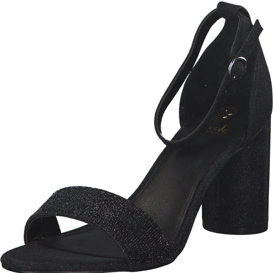 Damen La Strada | La Strada 1904220, Pumps, Damen, Black- Grossgrain Glitter + St